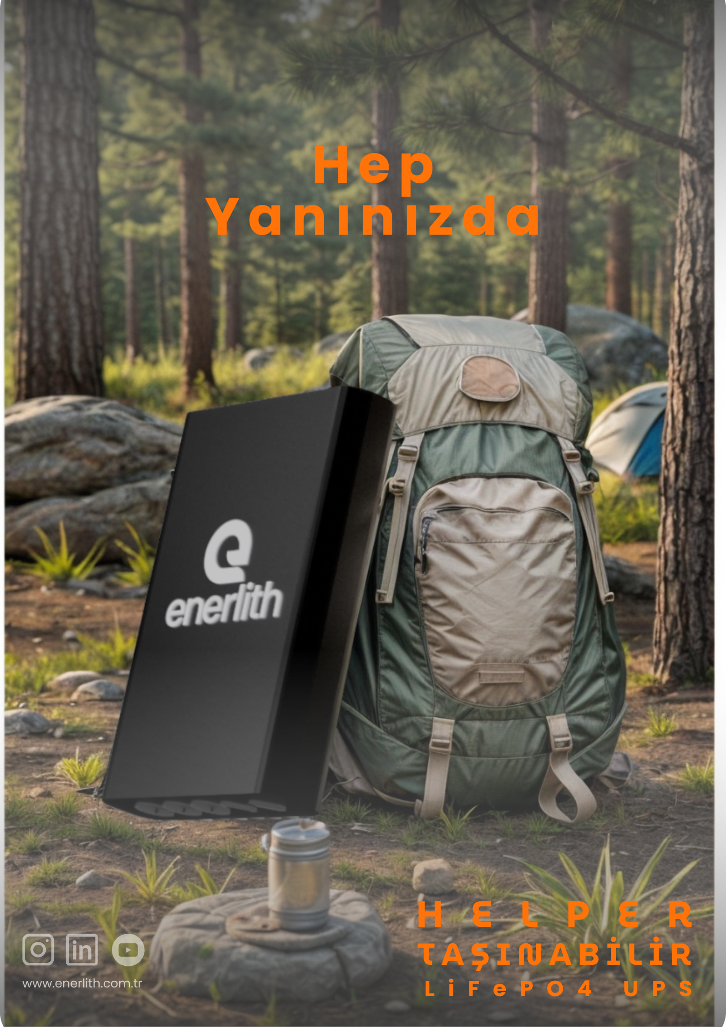 Helper Serisi - Taşınabilir LiFePO4 Solar Güç İstasyonu